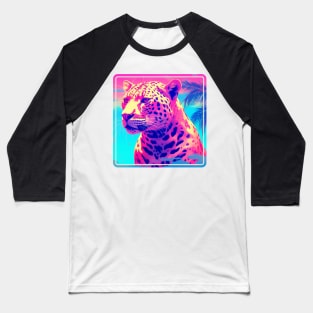 Tiger's Wilderness Vaporwave Baseball T-Shirt